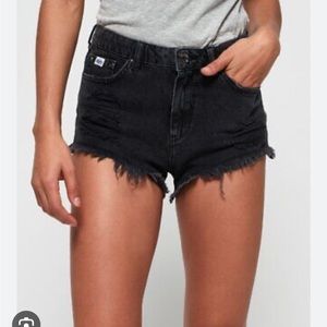 Superdry Eliza Cutoff Denim Shorts 26